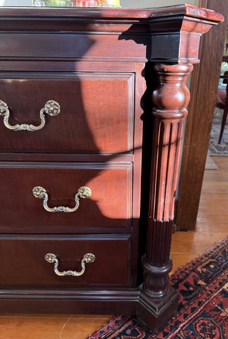 Hickory White Mahogany Four Drawer Chest - Image 2